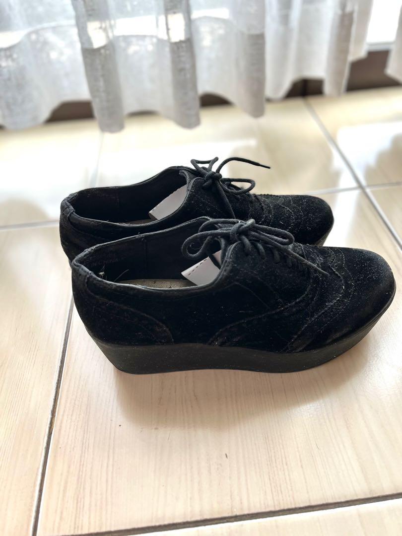 brogue platform shoes