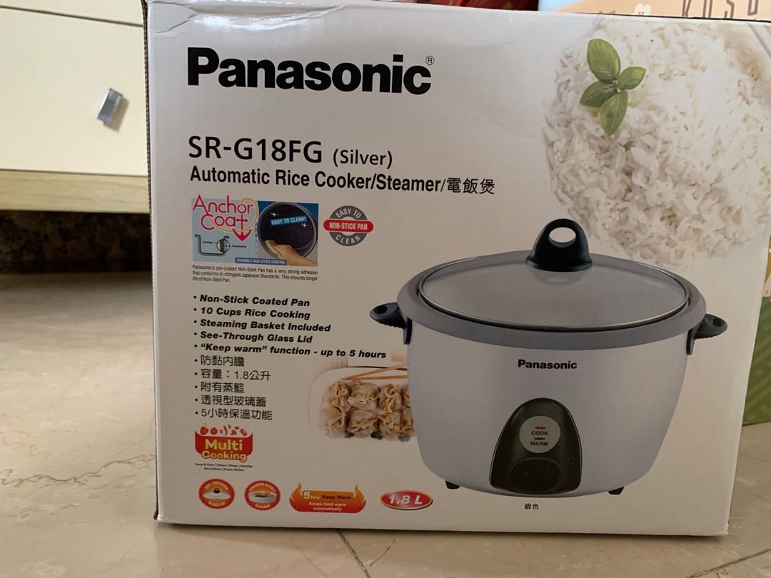 Panasonic 樂聲牌防黏內鍋電飯煲 SRG18FG, 家庭電器, 廚房電器, 鍋具 Carousell