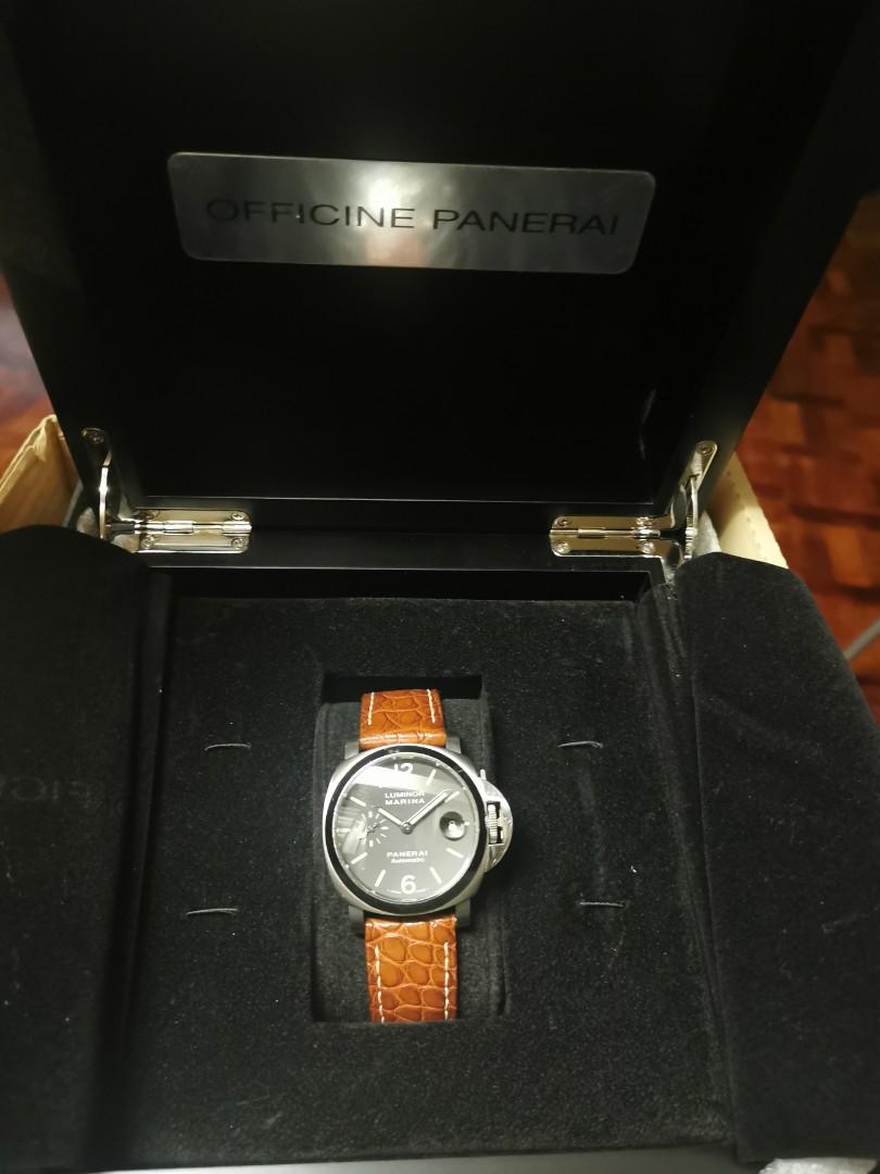 Panerai luminor marina automatic PAM 00048 (Category: Luxury Watches) located in Makati City. Submitted by cjoy03 (Listing ID 1159522586, Image 2). Description: Bought in Panerai Greenbelt Sept 2011 Comes complete with box, certificate, original strap, tools etc. 40mm size.