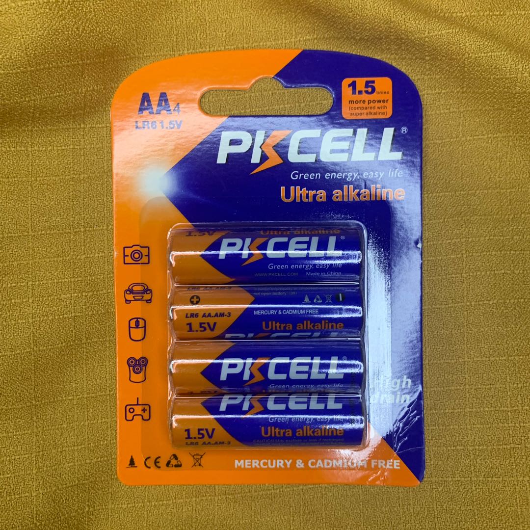 PKCell AA Ultra Alkaline Battery for Instax Film Camera, Photography