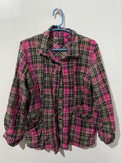 Plaid pink longsleeves by crissa