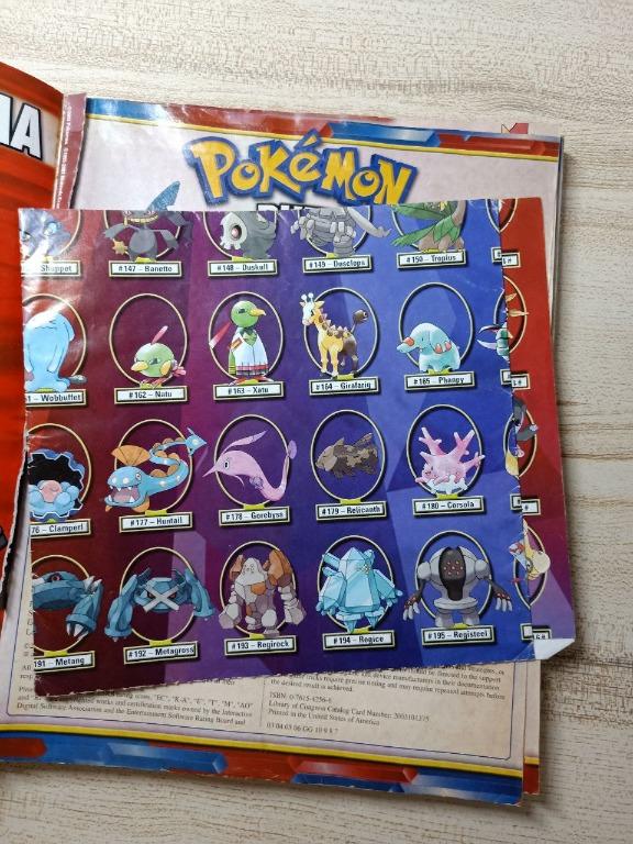 Pokemon Ruby Sapphire Guide Book with Pokedex Poster, Hobbies & Toys ...