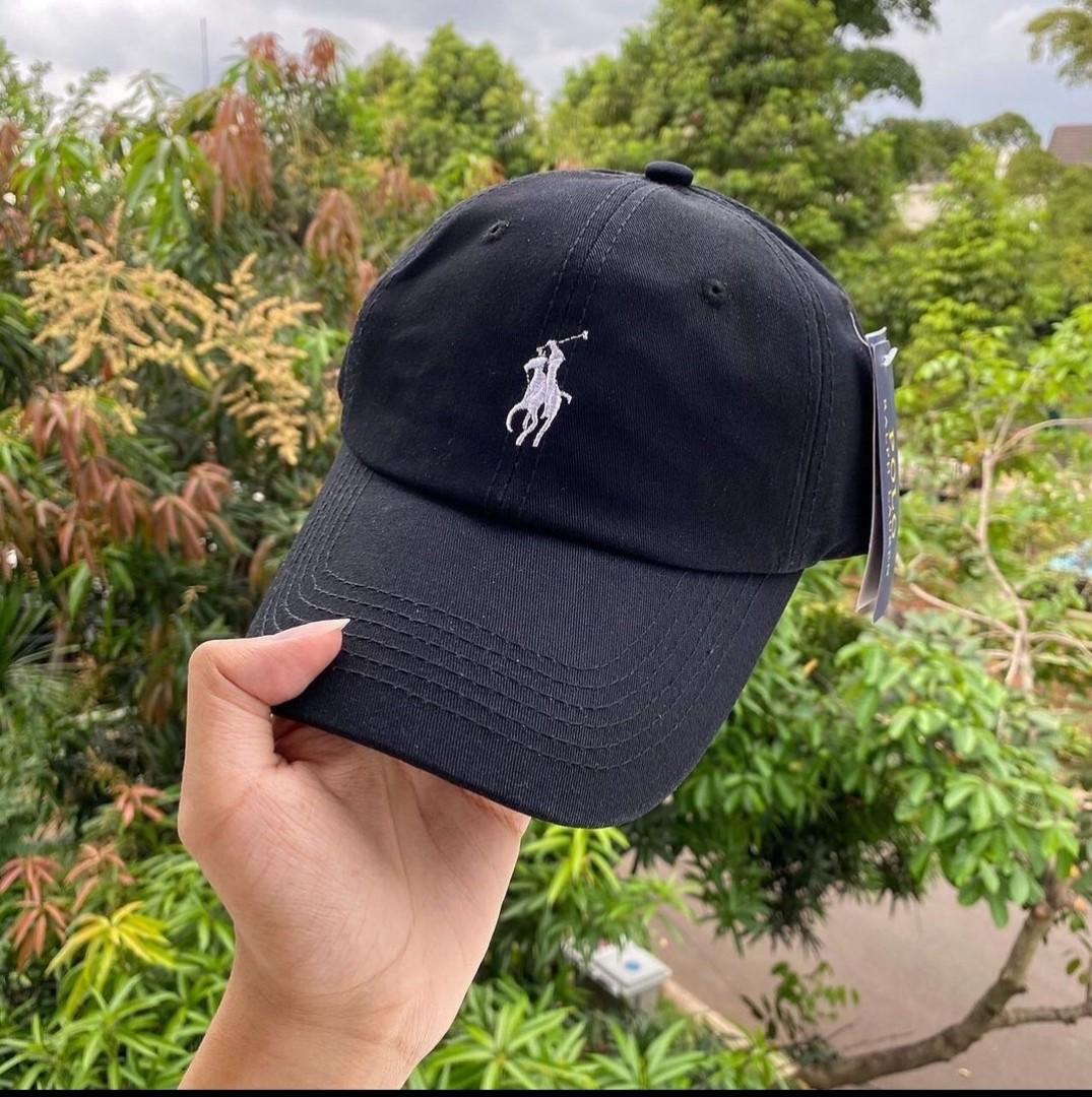 Polo Ralph Baseball Cap Black and White 
