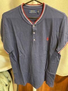 Polo Ralph Lauren 海軍藍亨利衫 男 M號
