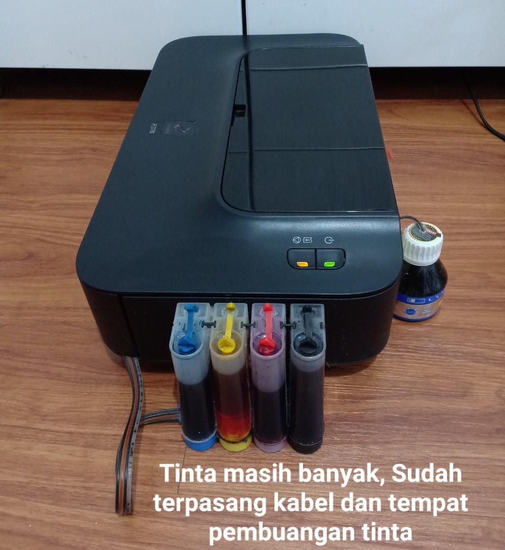Printer Canon Pixma ip2770 sudah modifikasi tinta infus tabung inkjet