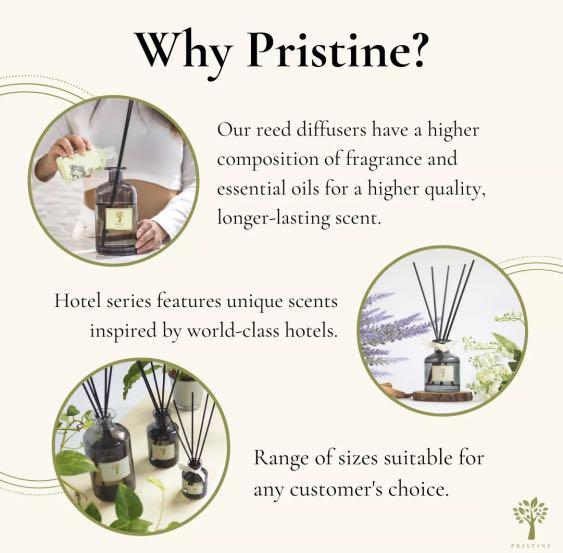 Pristine Ritz Carlton Reed Diffuser (Signature) 180ml/350ml, Furniture