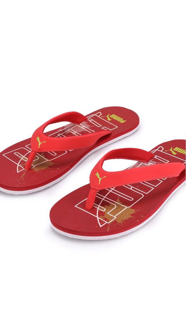 Puma Red Flip Flops Authentic BNIB Women s Fashion