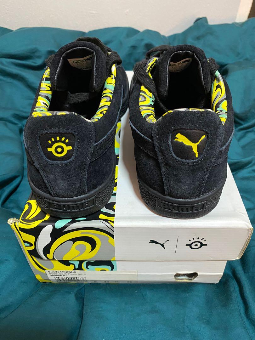 Puma Suede Minions Black Men s Fashion Footwear Sneakers on