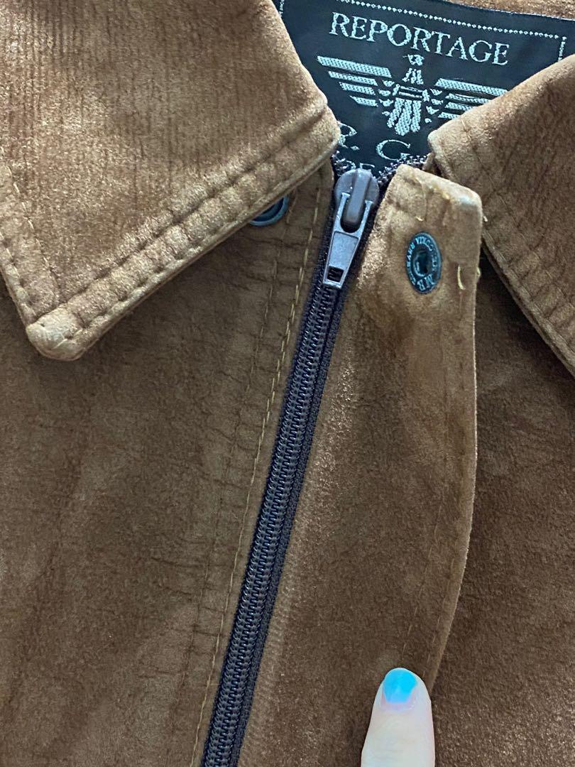 Reportage sales suede jacket