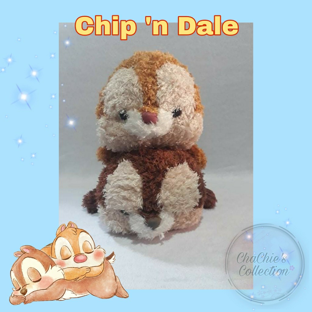 SALE BUNDLE SET Chip and Dale Plush Toy Lying Down, Hobbies & Toys