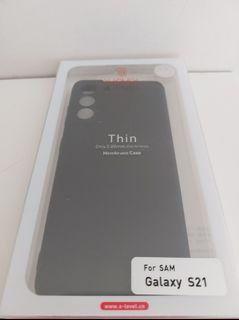 <包平郵> Samsung S21 black thin silicon phone case 三星S21超薄電話套殼