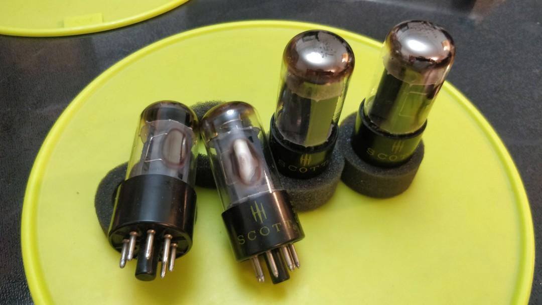 罕有雙環Scott 7591 tubes (matched quad set), 音響器材, 其他音響配件及設備 - Carousell