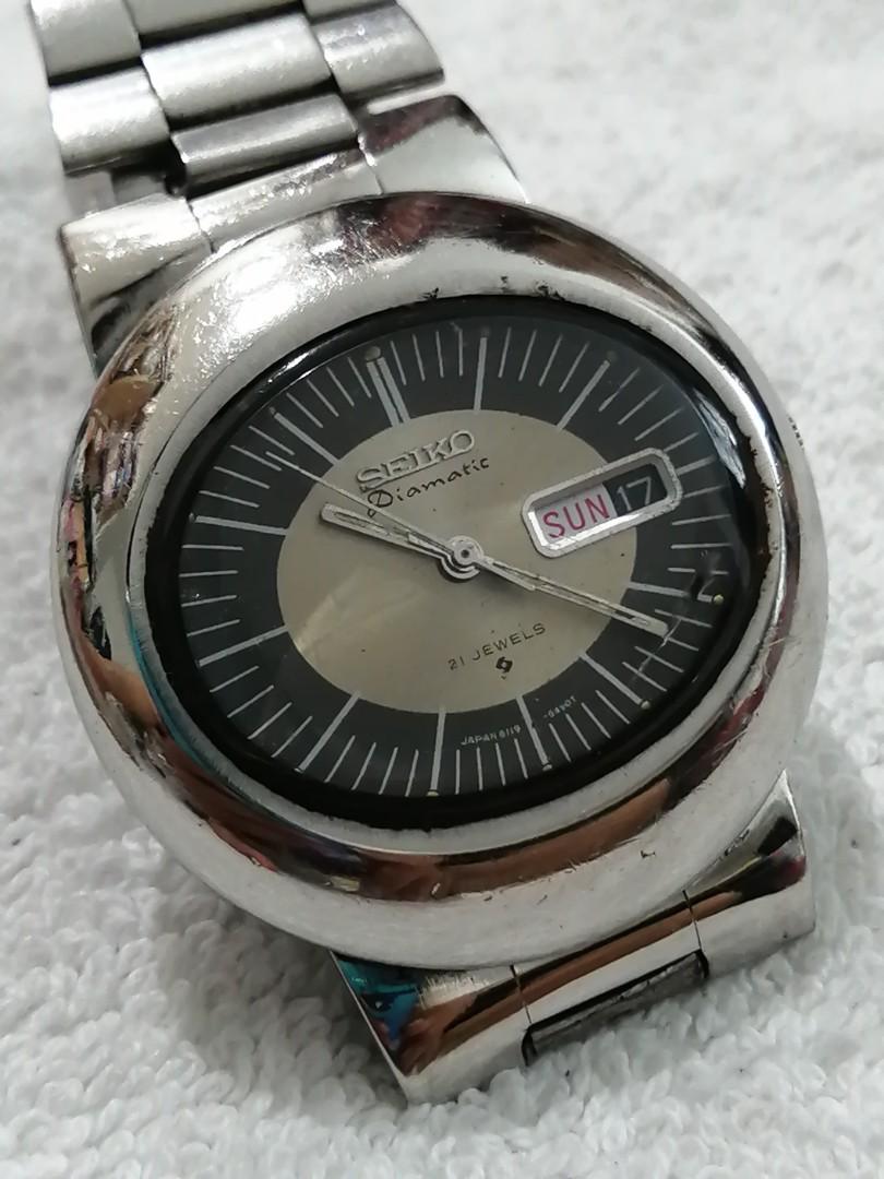 1234) Seiko Diamatic Watch 6119- 5490, Men's Fashion, Watches &  Accessories, Watches on Carousell