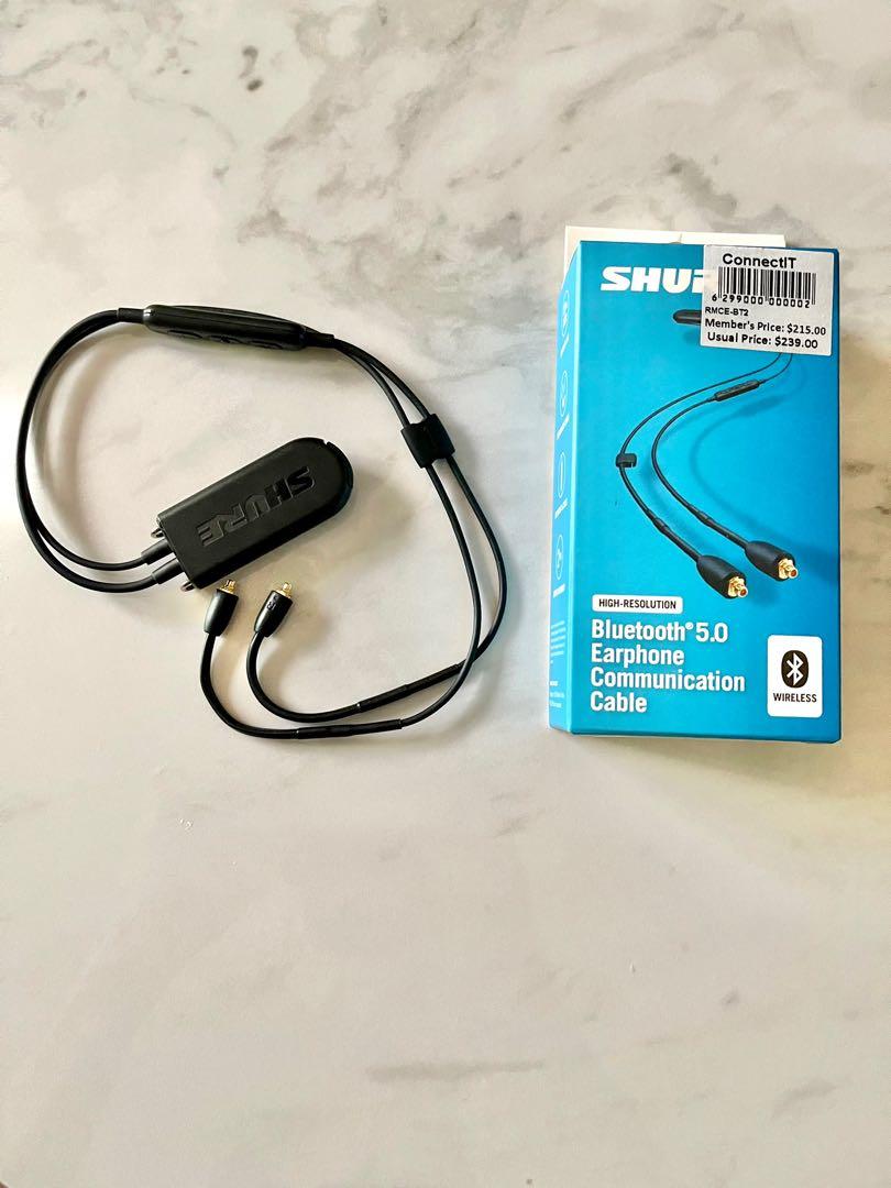 Shure bluetooth 5.0 best sale earphone communication cable