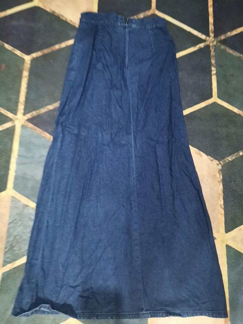 Skirt labuh jeans