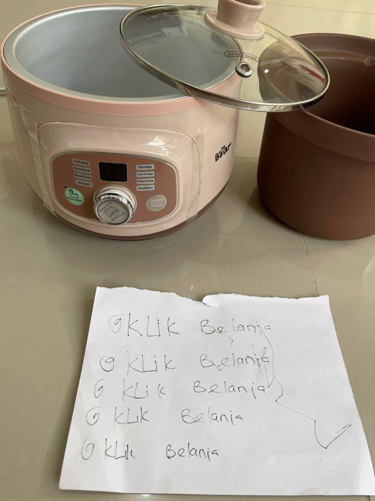 Slow cooker emily bear slowcooker 2 liter, Kitchen & Appliances di