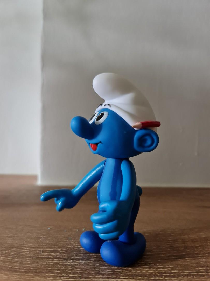 Smurf figurines collectable Handy Smurf packed in box with actual
