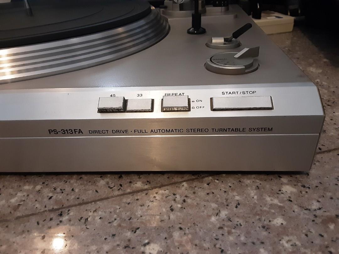 Sony Direct Drive Turntable PS313FA, Audio, Other Audio Equipment on