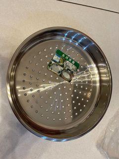 Stainless steel perforated steaming tray  27cm