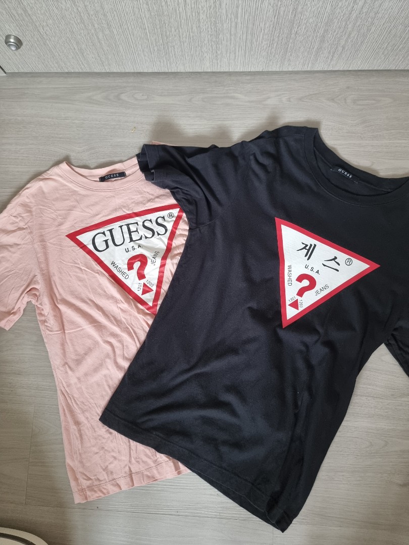 STEAL* GUESS KOREA TEES, Men's Fashion 