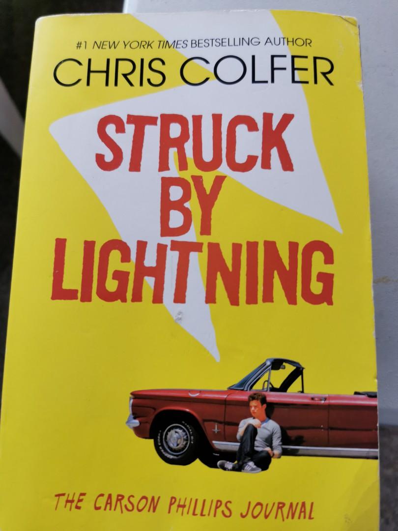 Struck by Lightning by Chris Colfer, Hobbies & Toys, Books & Magazines,  Fiction & Non-Fiction on Carousell