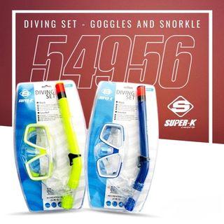 Super K Diving Set- Google and Snorkle