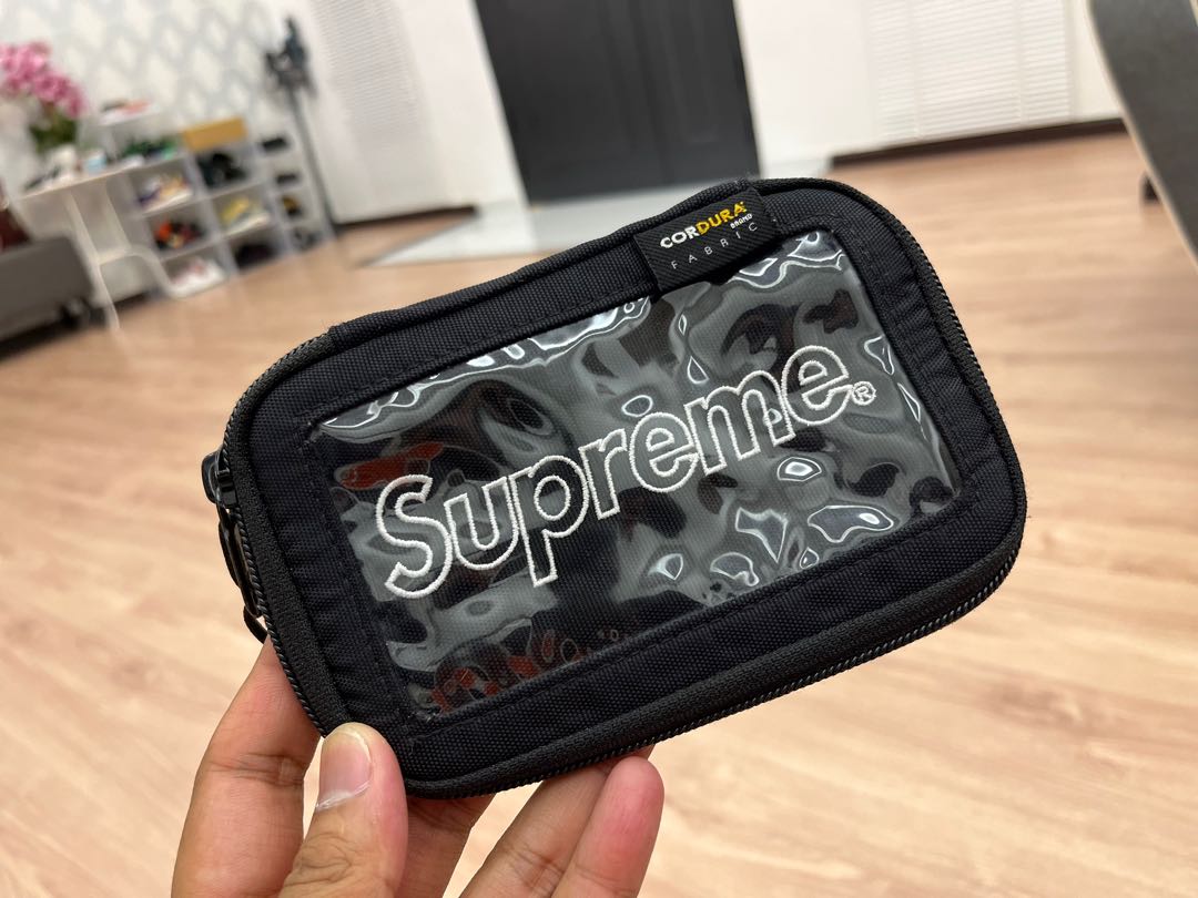 Supreme 19AW Small Zip Pouch Black 財布 黒 - その他