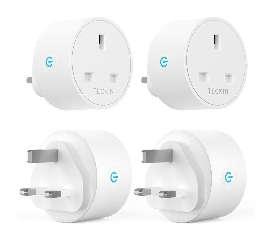 hey! Smart Plug 4 Pack for Alexa and Google Home Devices - 13A 230V Smart  Plugs that Work with Alexa and Google Home - Energy Saving Plug that Fits G