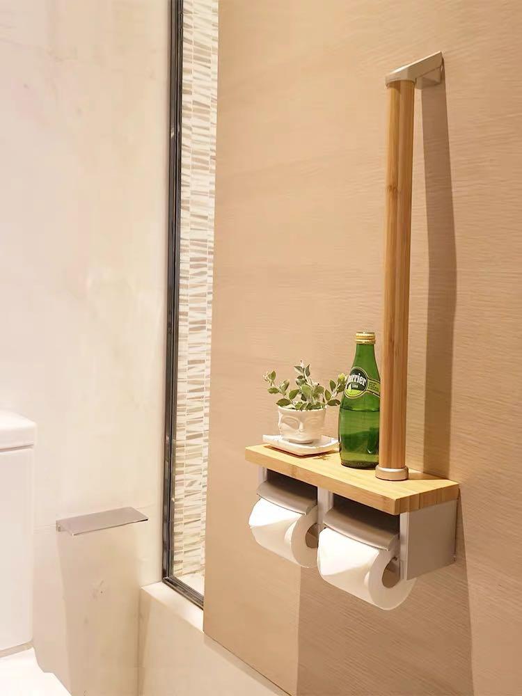 Toilet paper holder for elderly, Furniture & Home Living, Bathroom & Kitchen Fixtures on Carousell