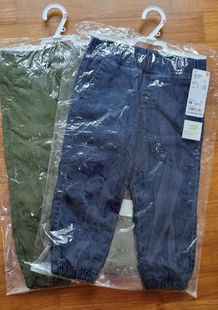 Uniqlo Baby Stretch Denim Warm Lined 