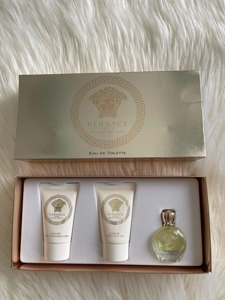 Versace Eros Pour Femme Travel Kit 3 piece Set Beauty