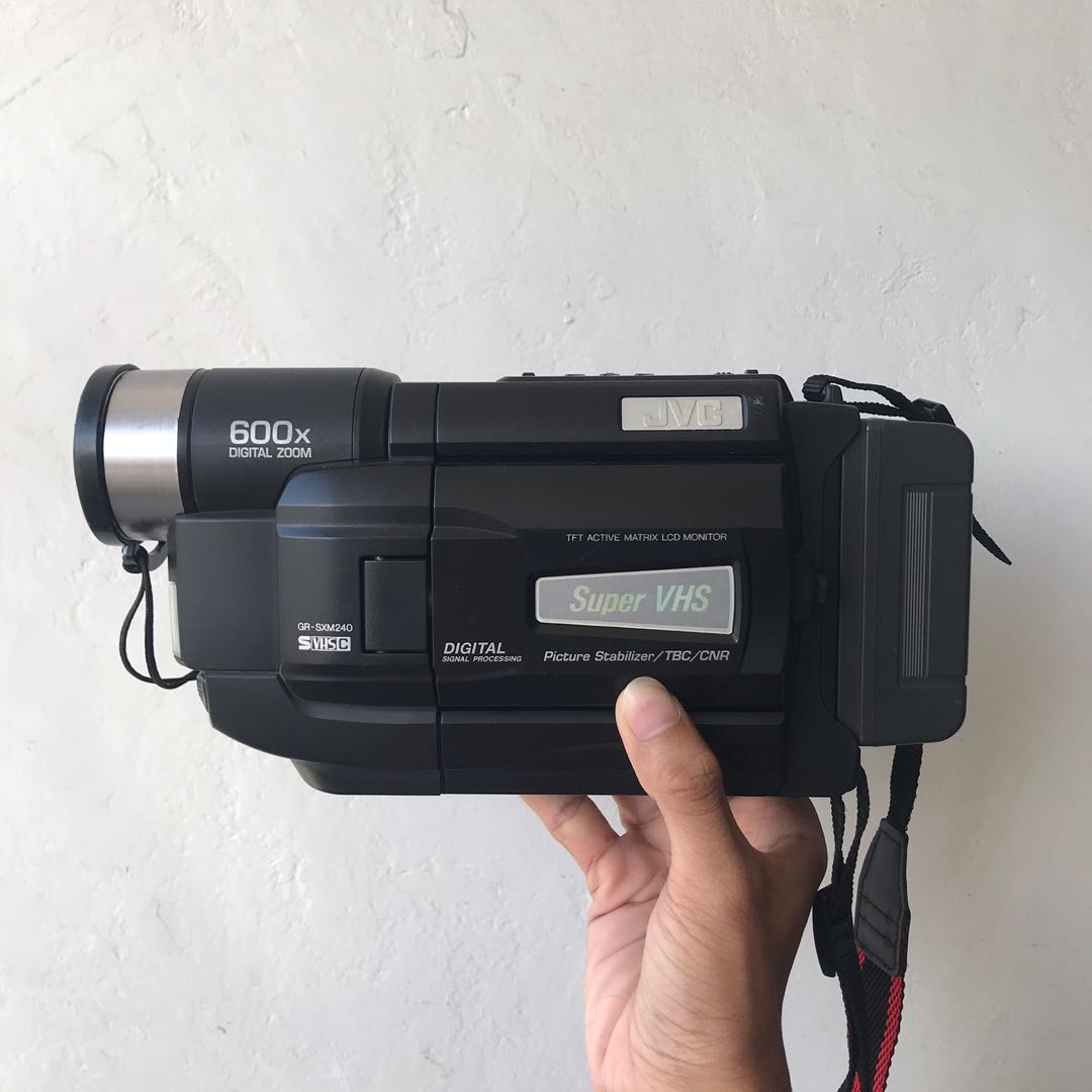 Vintage JVC GRSXM240 Super VHS Camcorder, Photography, Video Cameras