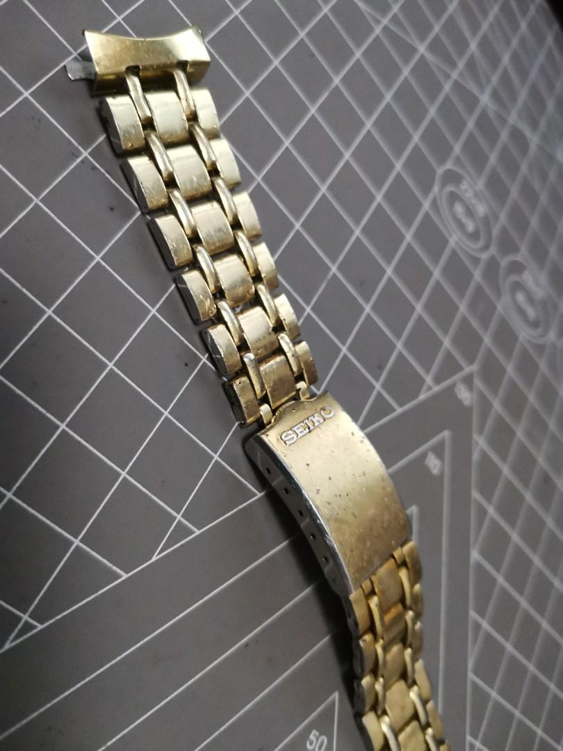 Vintage Seiko 6139-6015 Gold Plated Original Bracelet, Luxury, Watches on  Carousell