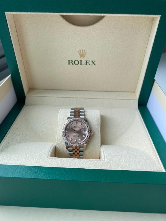 Rolex women rose gold deals
