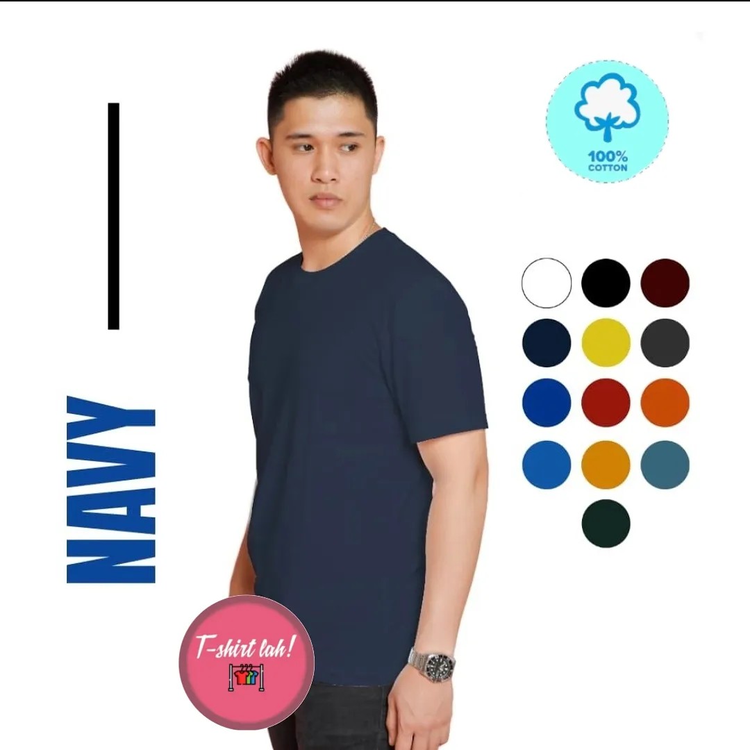 100% Cotton Combed 30s] Premium T-Shirt 