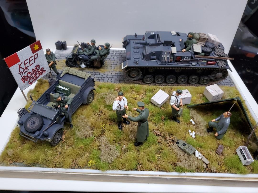 1 35 二戰德軍軍事情景模型完成品 Tamiya Italeri Masterbox Mb Dragon 興趣及遊戲 玩具 遊戲類 Carousell