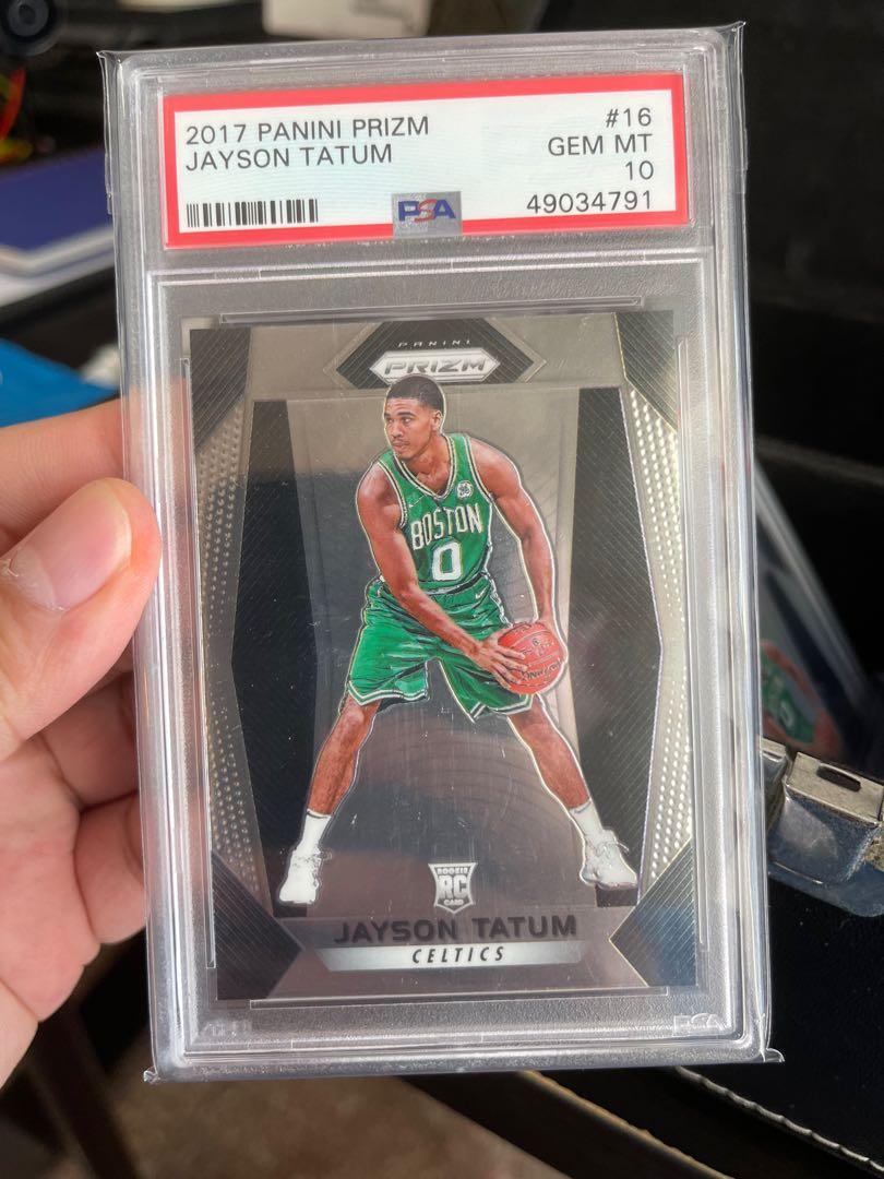 2017 Panini Prizm Jayson Tatum NBA Rookie Card PSA 10, Hobbies 