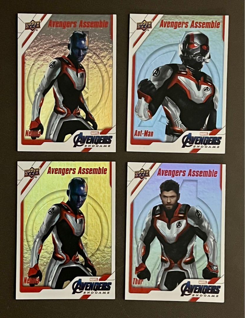 Marvel Cards 2020 Upperdeck Avengers Endgame Cards (Category: Raw Singles) located in Manila. Submitted by jdmtoys (Listing ID 1159601035, Image 3). Description: 2020 Upperdeck Avengers Endgame Cards Price: 100 each Pm nalang po kayo sa detalya. .