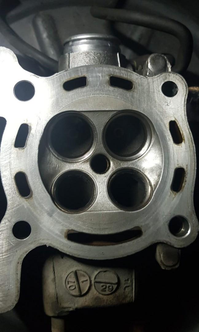 2 stroke/4 stroke cylinder head cleaning/polishing/porting