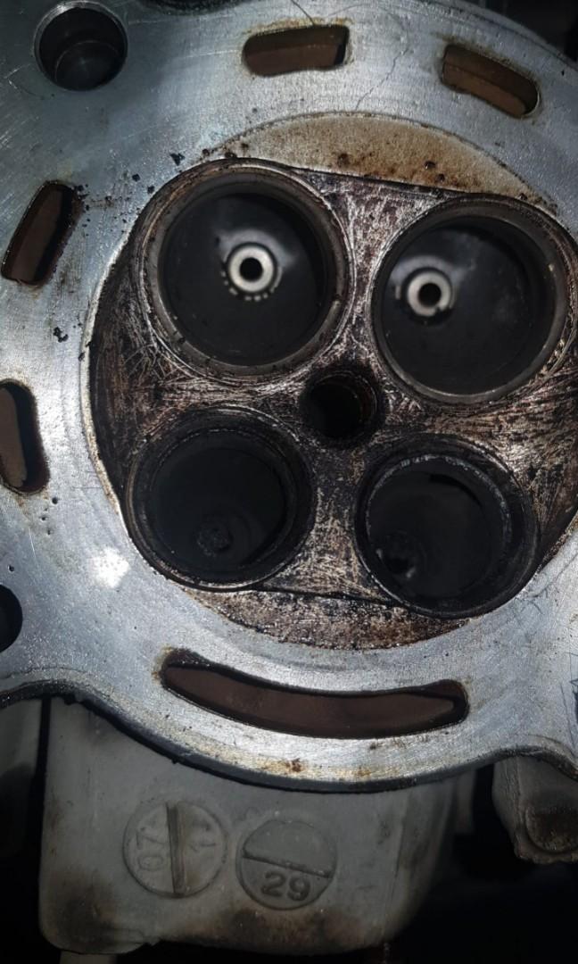 2 stroke/4 stroke cylinder head cleaning/polishing/porting