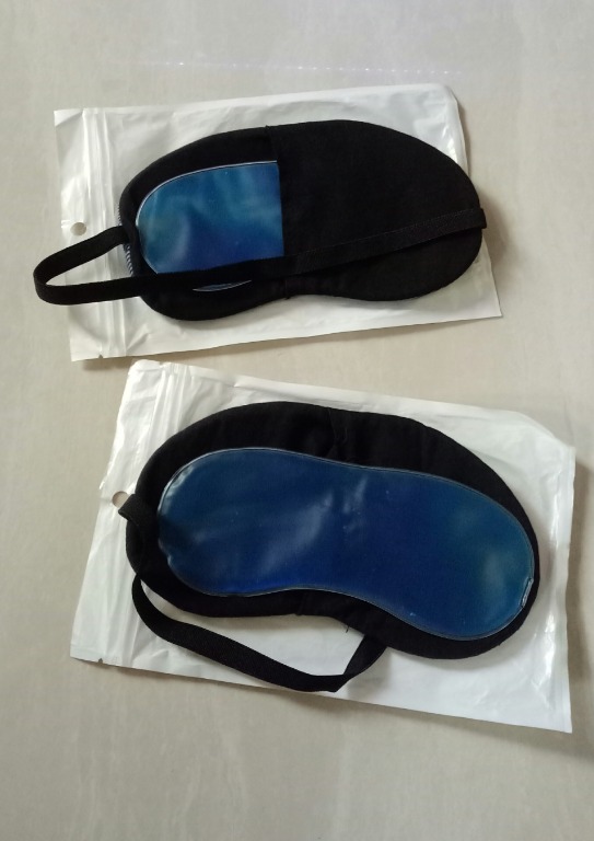 2 types of Eye Mask with cooling gel insert, Health & Nutrition, Face