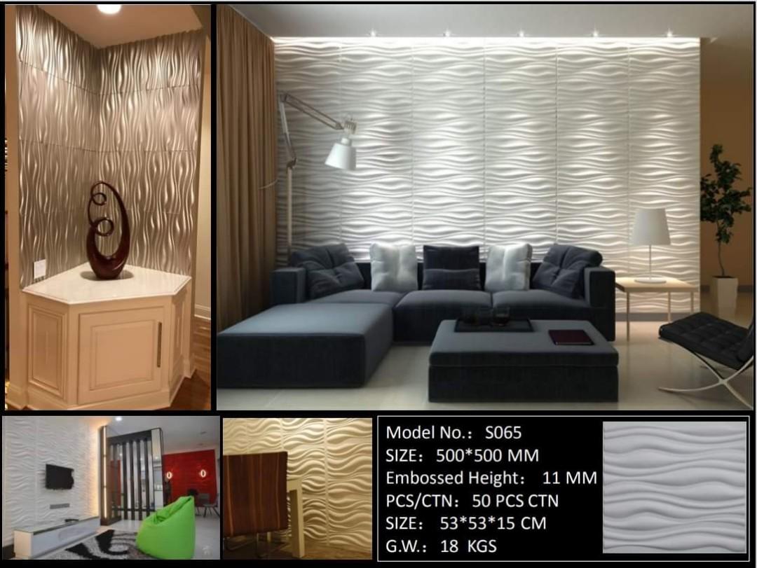 3d pvc wall panel (Category: Wall Decor) located in San Pedro. Submitted by thriftersthrift (Listing ID 1159714390, Image 3). Description: 120 per piece Minimum order 50 pcs. Ship from china If you buy more the shipping will be lesser. Ask for more design.