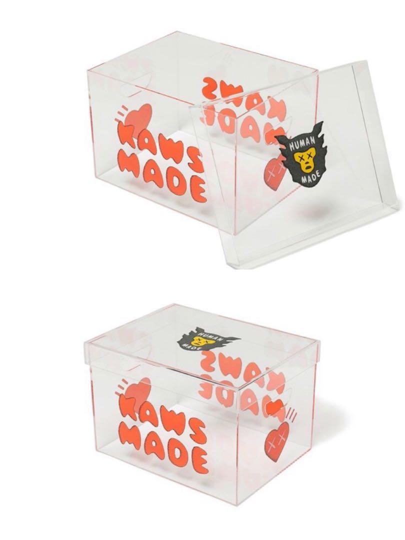 現貨入荷🇯🇵 KAWS x HUMAN MADE Acrylic File Box 收納箱, 傢俬＆家居