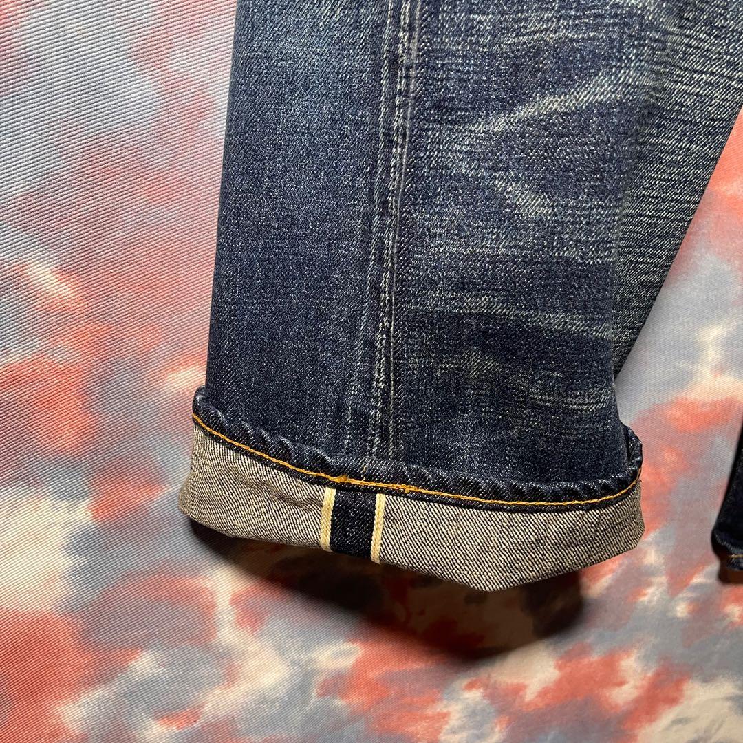 全新FDMTL regular straight washed jeans 洗水牛仔褲日本製扣鈕made