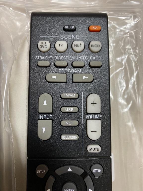 山葉 Yamaha RAV533 副廠遙控器 RXV YHT系列劇院環繞擴大機 RXV479 V579 專用, 耳機及錄音音訊設備