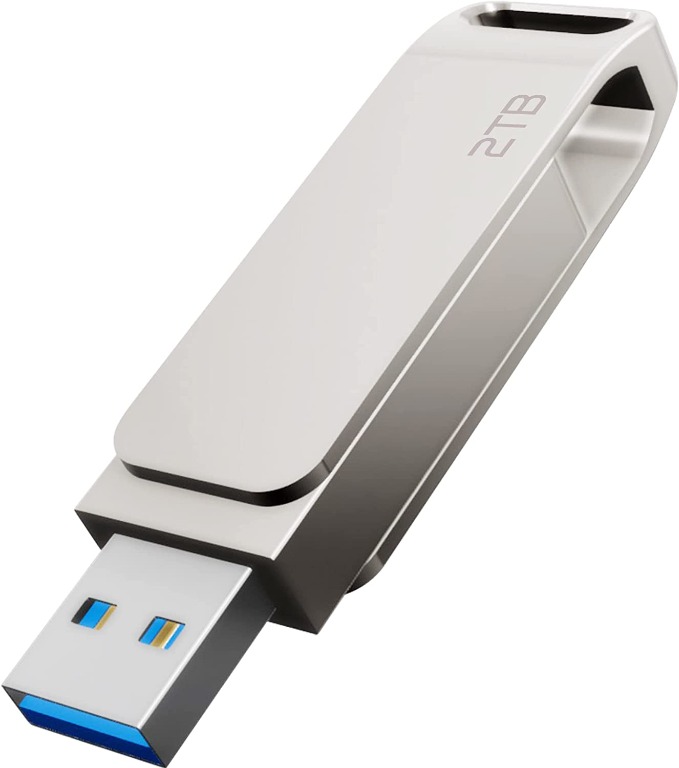 Portable Large Storage USB Memory Stick Thumb Drive: Nigorsd High Speed USB Drive USB Flash Drive 1TB Waterproof Durable Jump Drive with Keychain 