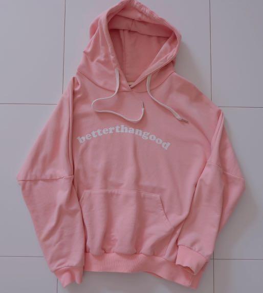 Aesthetic pink hoodie 2025