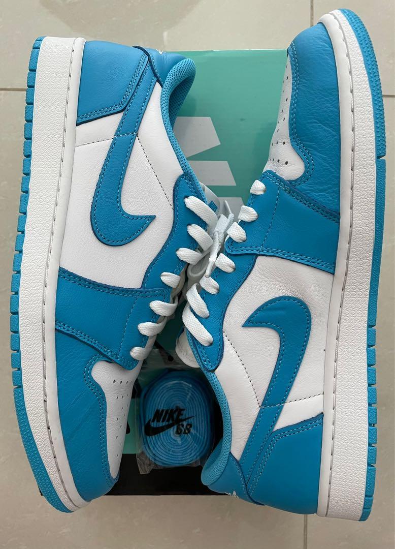 Air jordan 1 low sb unc hot sale