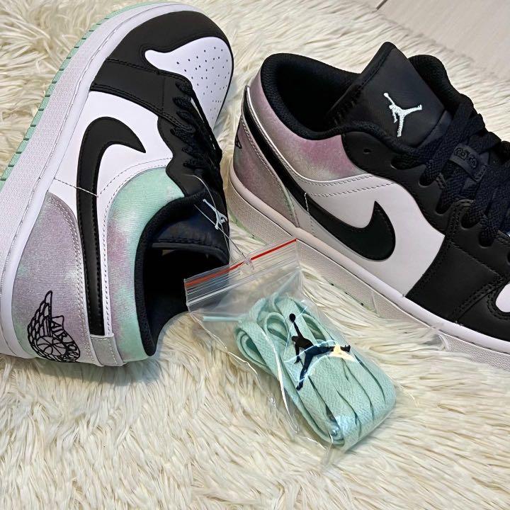 air jordan 1 low se tie dye mens