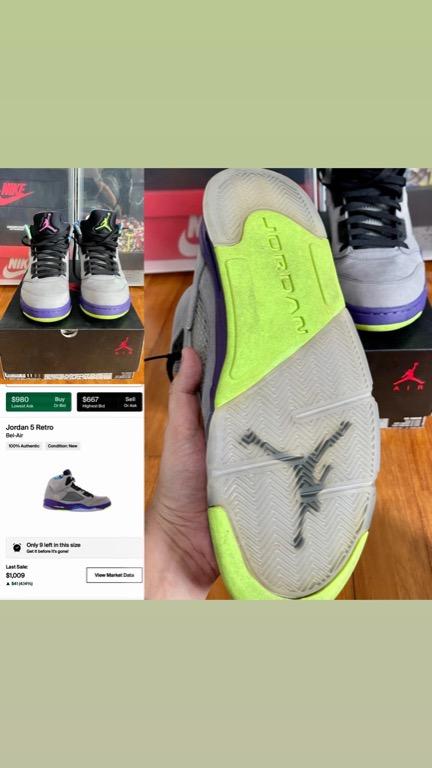 Jordan 5 bel shop air real vs fake
